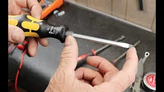 Wera Kraftfrom Plus Chisel Driver Slotted Screwdriver: For when things get rough. And under $7 too!