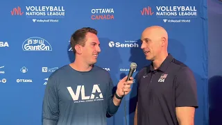 🇺🇸 Coach John Speraw | USA vs. Brazil | 2023 Men’s VNL Ottawa
