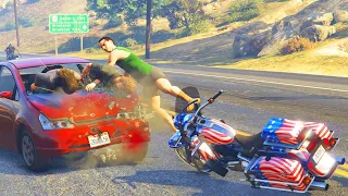 GTA 5 Crazy Motorcycle Crashes/Fails vol.5 - GTA V Ragdolls Compilation (Euphoria physics)