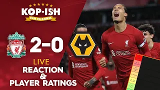 MASSIVE WIN FOR THE REDS | LIVERPOOL 2-0 WOLVES | LIVE INSTANT MATCH REACTION & PLAYER RATINGS