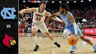 North Carolina vs. Louisville Men's Basketball Highlights (2021-22)