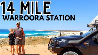 DRIVING some of the SOFTEST SAND EVER! / Exploring the WARROORA COAST/ 14 Mile Beach Camp