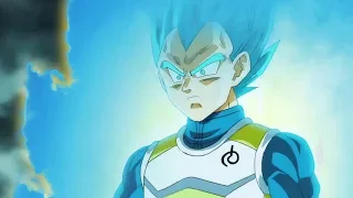 Vegeta si trasforma in Super Saiyan Blue HD