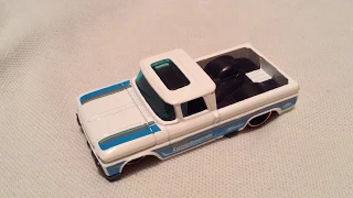 Hot Wheels Custom 1962 Chevy Pickup Truck (2017 Surf's Up | White Recolor)