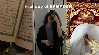 First day of RAMADAN || اول يوم برمضان