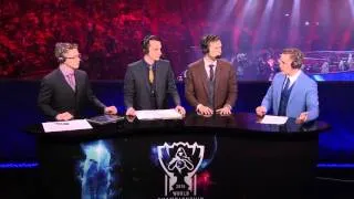 SK Telecom T1 vs KOO Tigers Game 2 post-match analyst desk | Finals S5 LoL Worlds