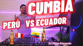 MIX CUMBIAS 🥳 PERÙ 🇵🇪 VS ECUADOR 🇪🇨 (AGUA MARINA DON MEDARDO CORAZON SERRANO BATAHOLA ETC)