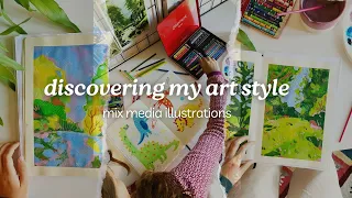 Messy Sketchbook Tour - Experimenting and Fun