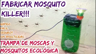 Fabricar Mosquito Killer. Trampa para moscas y mosquitos ecológica