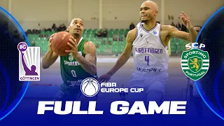 BG Gottingen v Sporting CP | Full Basketball Game | FIBA Europe Cup 2022-23