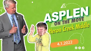 Dr. Asplen On the Move -  Heron Creek Middle School