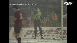 1988 UEFA Cup 3rd Round - Dynamo Dresden vs AS Roma - FULL MATCH