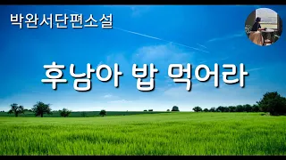 [후남아 밥 먹어라_박완서]늙고 병든 어머니를 생각하는 딸의 마음과 딸을 생각하는어머니의 애잔한 마음이 전해지는...