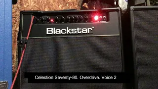 Robbie compares the Celestion Seventy-80 vs Vintage 30 in a Blackstar HT-40