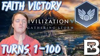 How to Win a Faith Victory in Civilization 6 - Turns 1-100