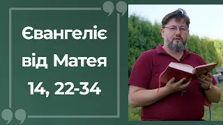 Євангеліє від Матея 14, 22 – 34  ▪ Слово Боже на сьогодні / Новий Завіт ▪ о. Віталій Храбатин