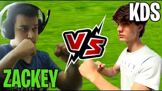 Zackey vs KDS Fortnite 1v1