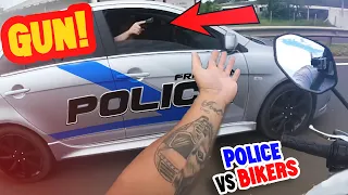 Police VS Bikers! Cops Chases Motorcycle - Best Compilation 2022