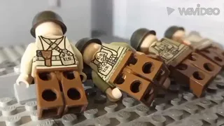 Pointe Du Hoc WW2 Lego stop motion animation