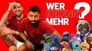 "Kenne alle deine Tattoos aus der Sauna!" 😅 | Robert Andrich 🆚 Kerem Demirbay in "WER ERKENNT MEHR?"