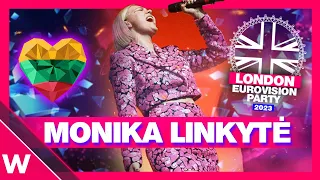 🇱🇹 Monika Linkytė "Stay (ČIŪTO TŪTO)" (Lithuania 2023) - LIVE @ London Eurovision Party 2023