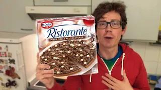 Schokoladen Pizza von Dr. Oetker im Test - So schmeckt die echte Schokoladenpizza aus dem Backofen!