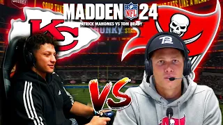 NFL QBS Play Madden 24 (Patrick Mahomes Vs Tom Brady)