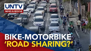 MMDA plans to share roads for bicycles, motorcycles