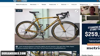 Lance Armstrong Bike Set Up Critiqued