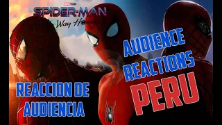 Spider-Man No Way Home (Épica Reacción de la Audiencia) Chimbote Perú - Amazing Audience Reaction