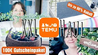 TEMU XXL Haul |  Frühlingsdeko, Haushalt, Küche, 100€ Gutscheinpaket, 50%off!!!🤩#temugermany