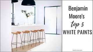 Benjamin Moore's Top 5 White Paints