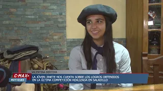 Valentina Bertoya: la jinete Arequitense participó de una importante competencia de Destrezas.