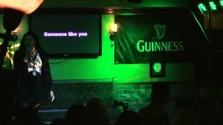 Junica mit "Use somebody" - The Next Irish Pub Karaoke Star 2013 from Germany - Das Finale