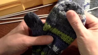 Knitting Children's Mittens Part 2