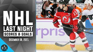 NHL Last Night: All 25 Goals and Scores on December 8, 2021