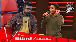 Akein Manujaya | Gama Aulannam (ගම අවුලඤ්ඤං) Blind Auditions | The Voice Kids Sri Lanka