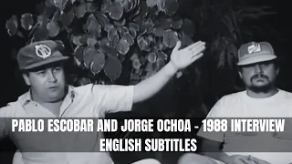 Pablo Escobar and Jorge Ochoa - French interview with English subtitles
