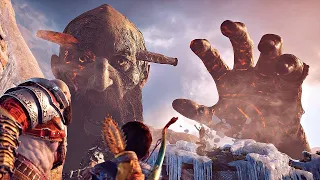 God of War 4 - Final Boss Fight (God of War 2018) PS4 Pro HD 60 fps [Baldur dies scene ]