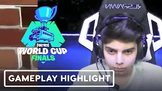 Fortnite World Cup Finals - 13 Year Old "KING" Gameplay Highlight