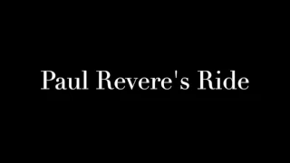 Paul Revere's Ride Rap