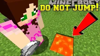Minecraft: *NEVER* JUMP IN LAVA!!! - CENTER OF THE MOON - Custom Map