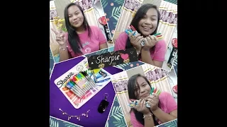 Review of my 25 pieces sharpie markers || Sweet Velarde