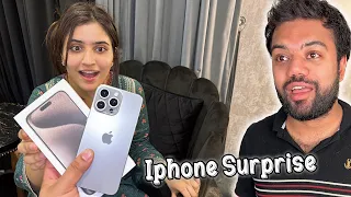 Surprising My Wife With An Iphone 15 Pro Max 😍