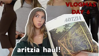 HUGE ARITZIA HAUL! VLOGMAS DAY 6