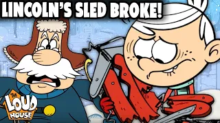 Lincoln's Sled Broke! 🛷 '11 Louds A Leapin' | The Loud House