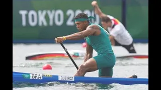 Isaquias Queiroz dos Santos wins Gold medal for Brazil  in men's canoe single 1000m at Olympic 2021