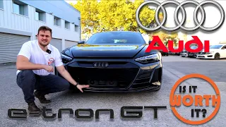 2021 Audi etron GT REVIEW - IS IT WORTH IT?  Audi etron GT test drive and review. #Audi #etronGT