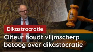 Rechters op de stoel van de politiek: het is wél een probleem!