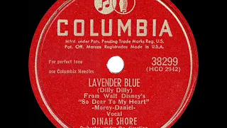 1949 HITS ARCHIVE: Lavender Blue (Dilly Dilly) - Dinah Shore